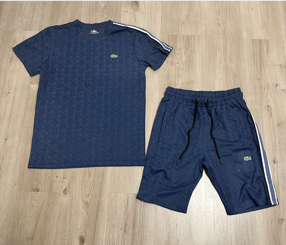 Conjunto Lacoste Azul Marino