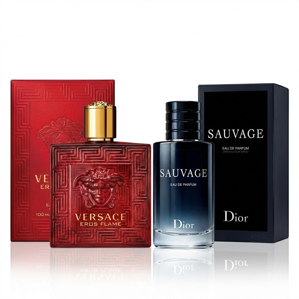 🔥 PACK FUEGO & SALVAJE: EROS FLAME + DIOR SAUVAGE 🔥