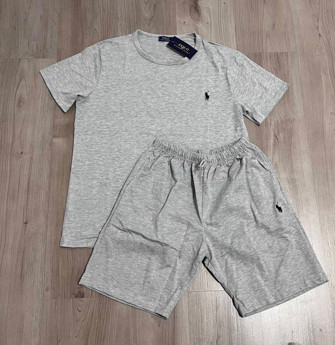 Conjunto Polo Ralph Lauren Gris